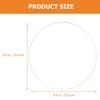 Operitacx Round Acrylic Plate, Acrylic Circle, Round Sheet, Round Clear Acrylic Disc, Keychain, Acrylic Circle, Round, Clear Glass Cutting Board, Clea