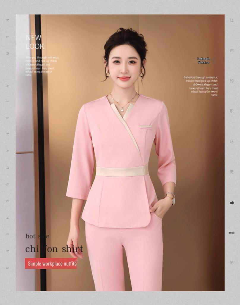 Women's High-End Beauty Therapist Uniform - 2026 Style for Skin Management Specialists