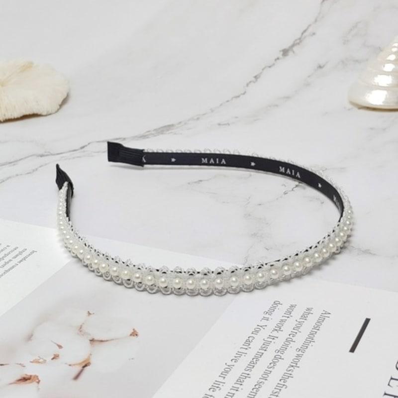 Choose 2 MAIA Shining Pearl Jewel Headbands