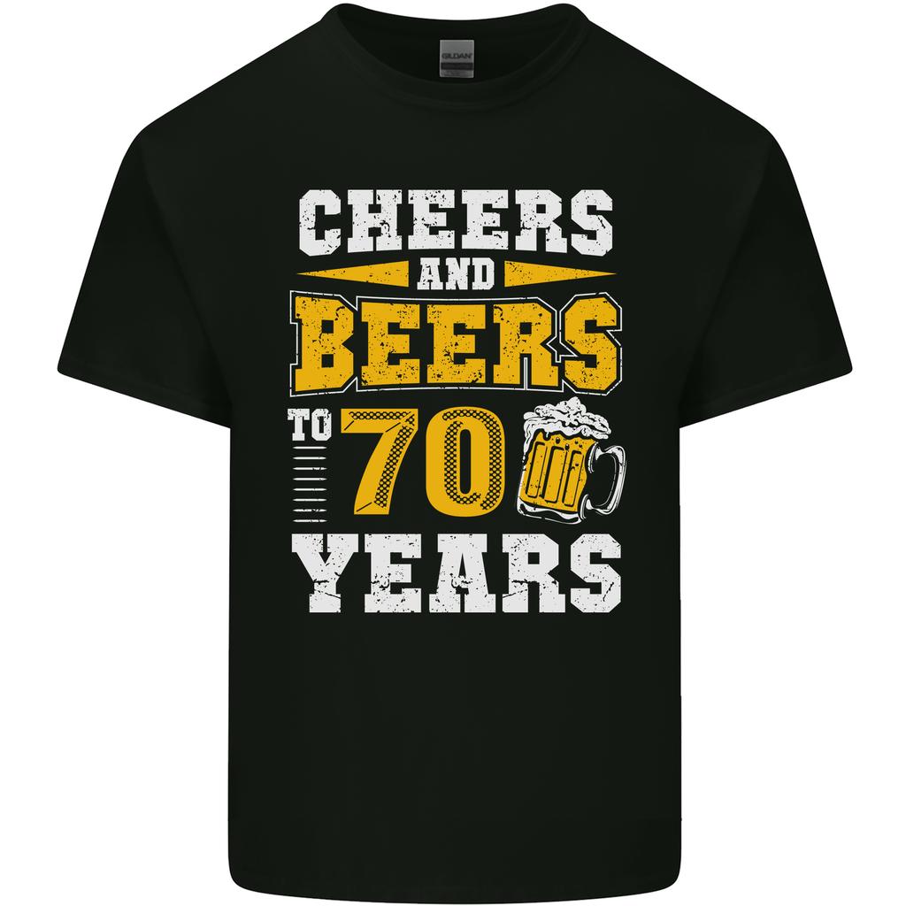 70th Birthday 70 Year Old Funny Alcohol Unisexs Light Cotton TShirt