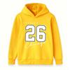 Unisex Kids Boys Girls Pullover Hoodie Casual Freedom 26 Chicago Graphic Long Sleeve Soft Warm Sweatshirt For Daily School Sports Wear