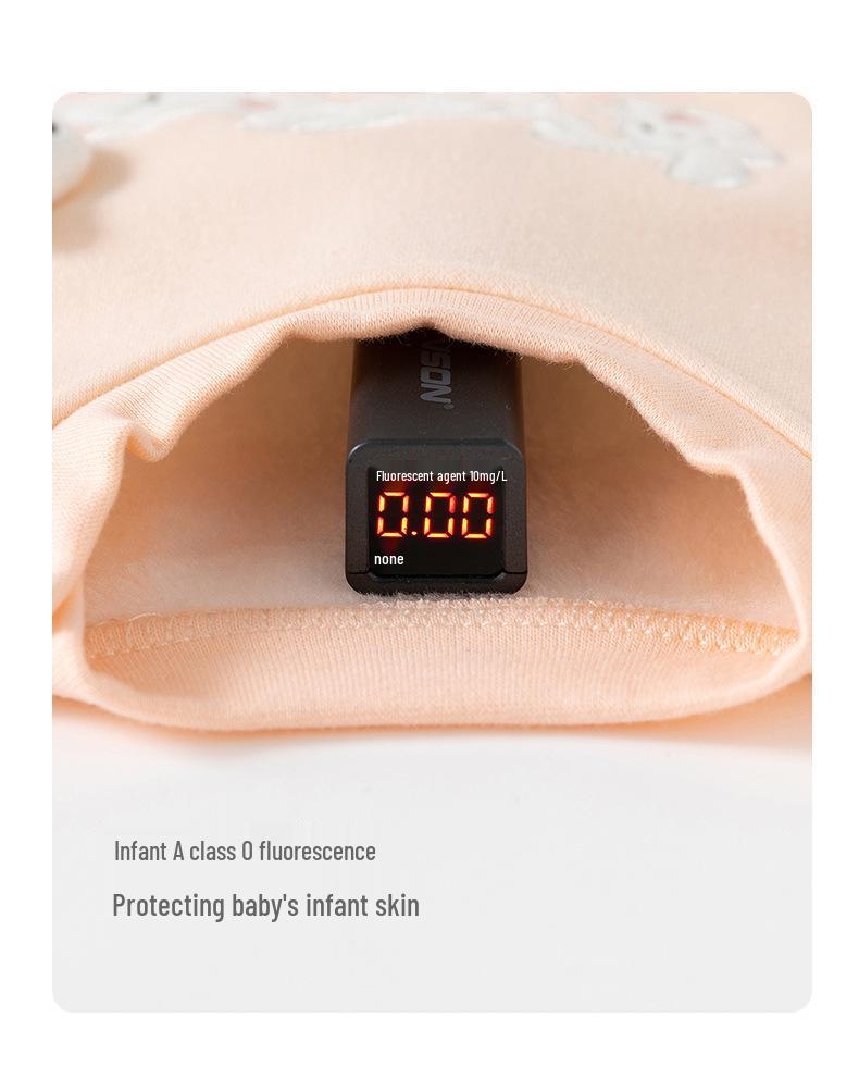 Girls' Autumn/Winter Plus Velvet Sweatshirt Set - Cute & Fashionable 2-Piece Outfit for Outdoor Wear