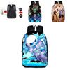 Stylish Black Undertale Sans School Bookbag Featuring Smooth Zipper And Easy-to-clean Material