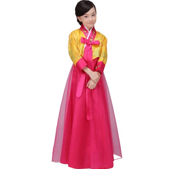Barne-Hanbok, koreanske opptredenskostymer for barn, DaeJang Geum hye-dansekostymer, tradisjonelle koreanske kostymer