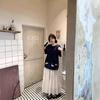 Cotton Short-sleeved T-shirt Women's Loose Cartoon Lazy Style Niche Design Sense Versatile Half-sleeved Trendy T-shirt Top Summer