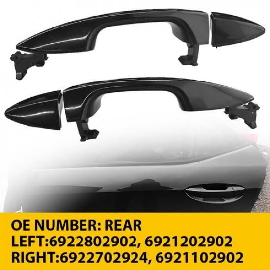 

For 2014-19 Toyota Corolla OE Style Rear Left Right Outer Exterior Door Handle V