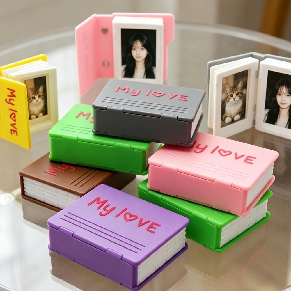 Creative Folding Album Foldable Photocard Holder Open Folder Accordion Photo Album DIY