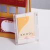 Mini Magnetic Picture Frames Acrylic Acrylic Card Display Stand Photo Frame  Storage Photo