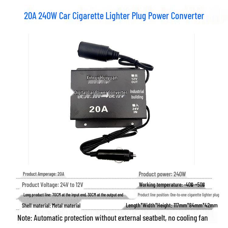 24V To 12V High-Power DC Buck Converter for Cars and Trucks