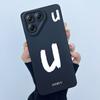 For Tecno Pova 7 4G LJ6 Covers Cases Lucky Simple Letter Couple Silicone Soft Matte Phone Housing for Techno Pova 7 4G Fundas