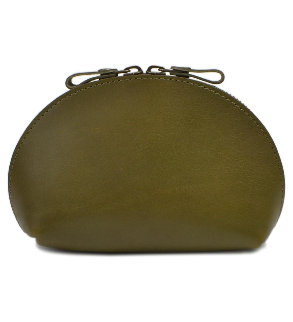 

Pouch for accessory Tochigi leather genuine stand for makeup standing made in pot BLPT0054 women, case, leather, pouch, leather, pouch, adults, women, оливковий