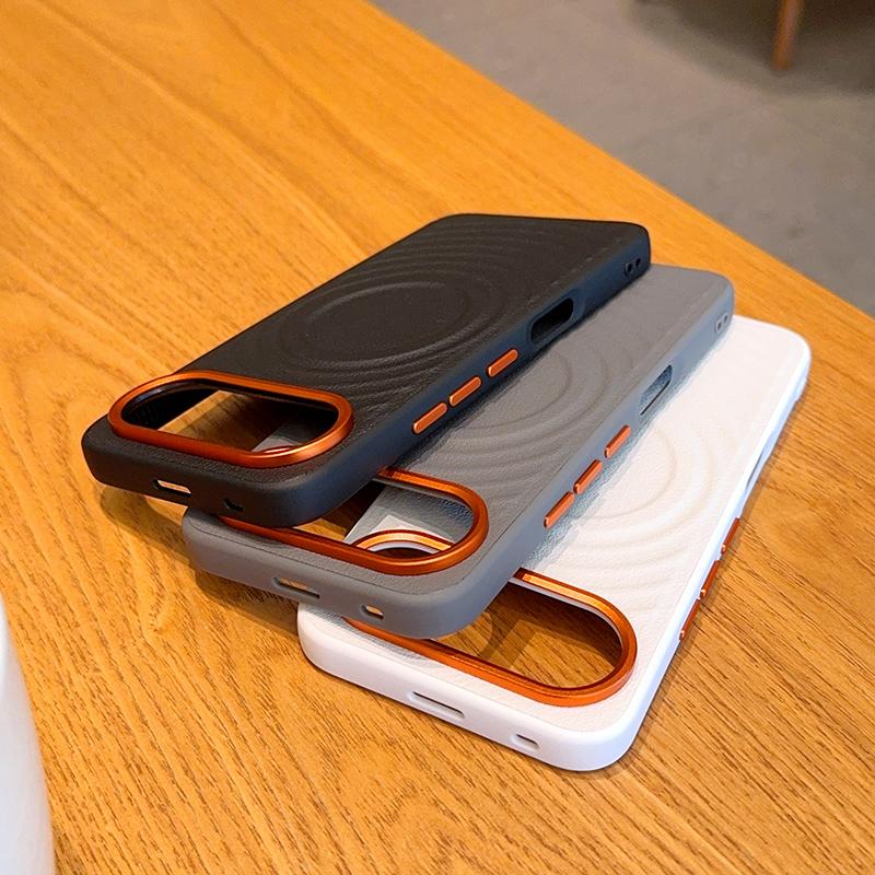 For Huawei Honor 500 500 Pro phone case, wave texture, electroplated patch, magnetic suction function, smooth feel
