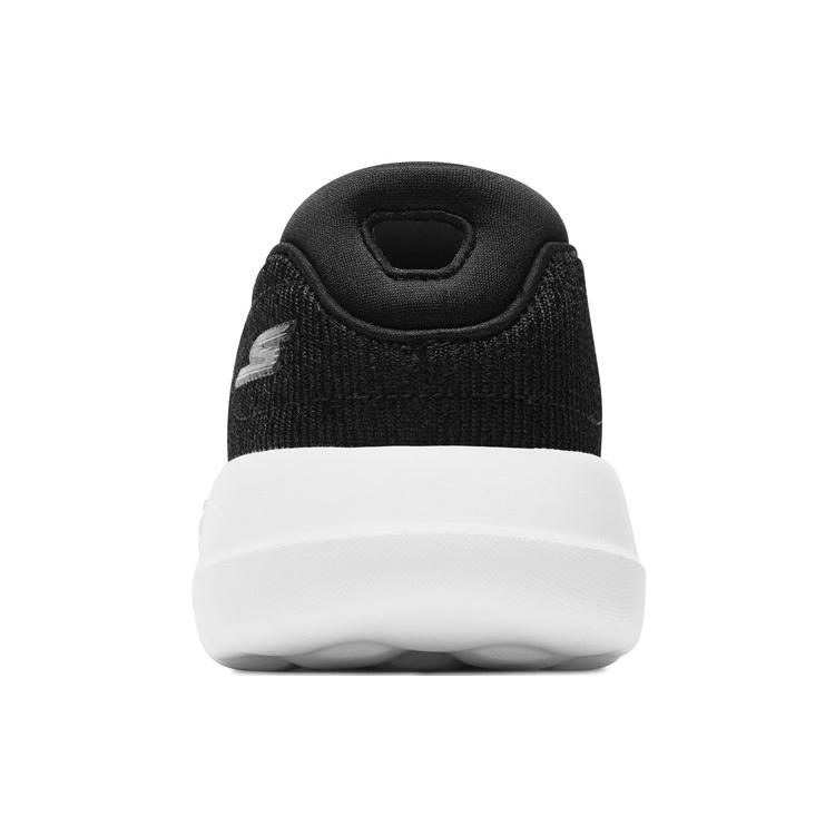 Skechers GO WALK Ma Slip on Textile, Synthetic Leather Breathable Low top Running Shoes Men's Black White 54629-BKW