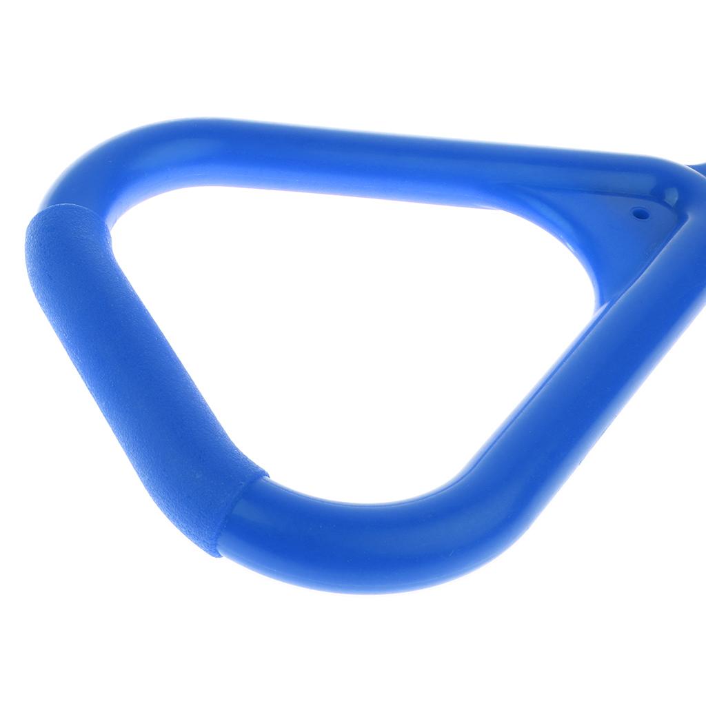4Pcs/set Kids Outdoor Indoor Swing Ring Playground -Blue