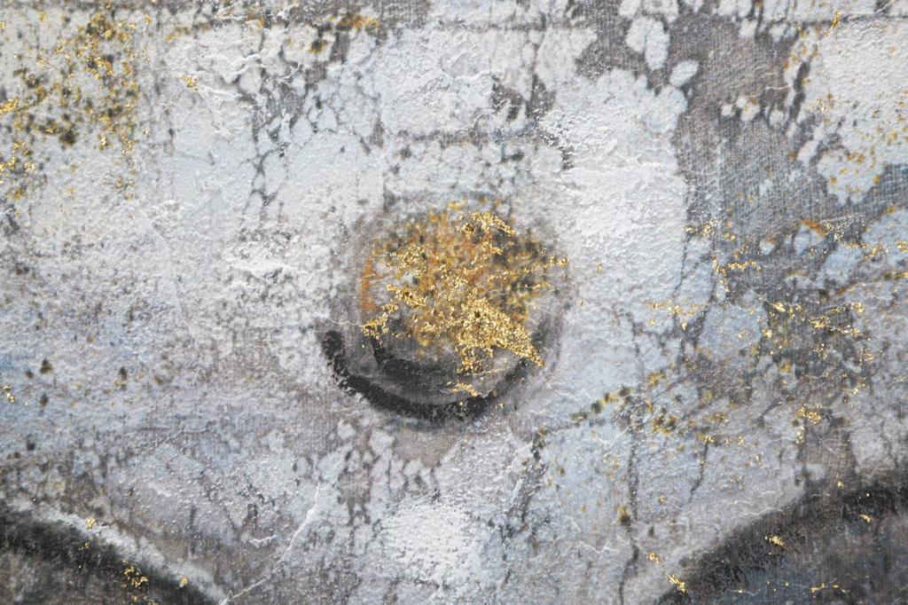 Handmade Wall Painting Face Buddha Light -A- Cm 80X3X120