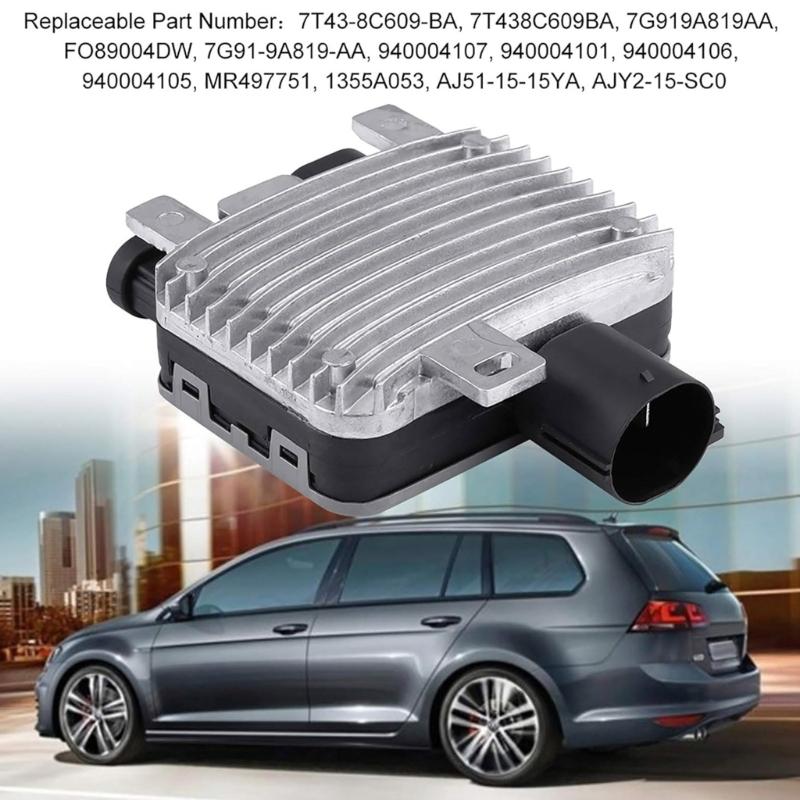 Řídicí modul chladiče ventilátoru chladiče nastavitelný Vhodné pro 7T438C609BA 940009402 940004302 940004000 940008501 31338823