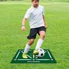 Agility Footstep Training Mat Non-Slip Football Training Mat Safe Agility Footstep Portable Design for Players Fans Lovers