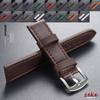 18mm 20mm 22mm 24mm Cusătură Brățară Ceas Sport Piele Naturală Maro Curea Ceas Bărbați Cataramă Oțel Brățară Universală