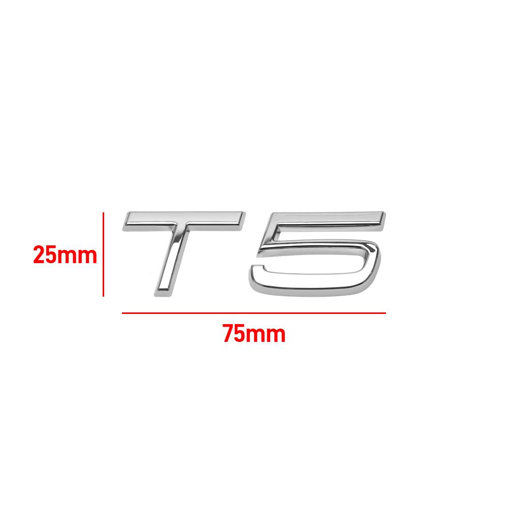 3D ABS Naklejka z Chromowanym Godłem z Literami na Bagażnik Samochodu Dekoracja Stylizacja Auto Dla Volvo Rdesign T2 T3 T4 T5 T6 T7 T8 S90 XC90 S60 XC40