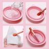 Face Cleansing Brush Set Silicone Face Wash Brush Makeup Brush Cleaning Bowl Beauty Sponge Blackhead Shovel Facial Cleaner Tools