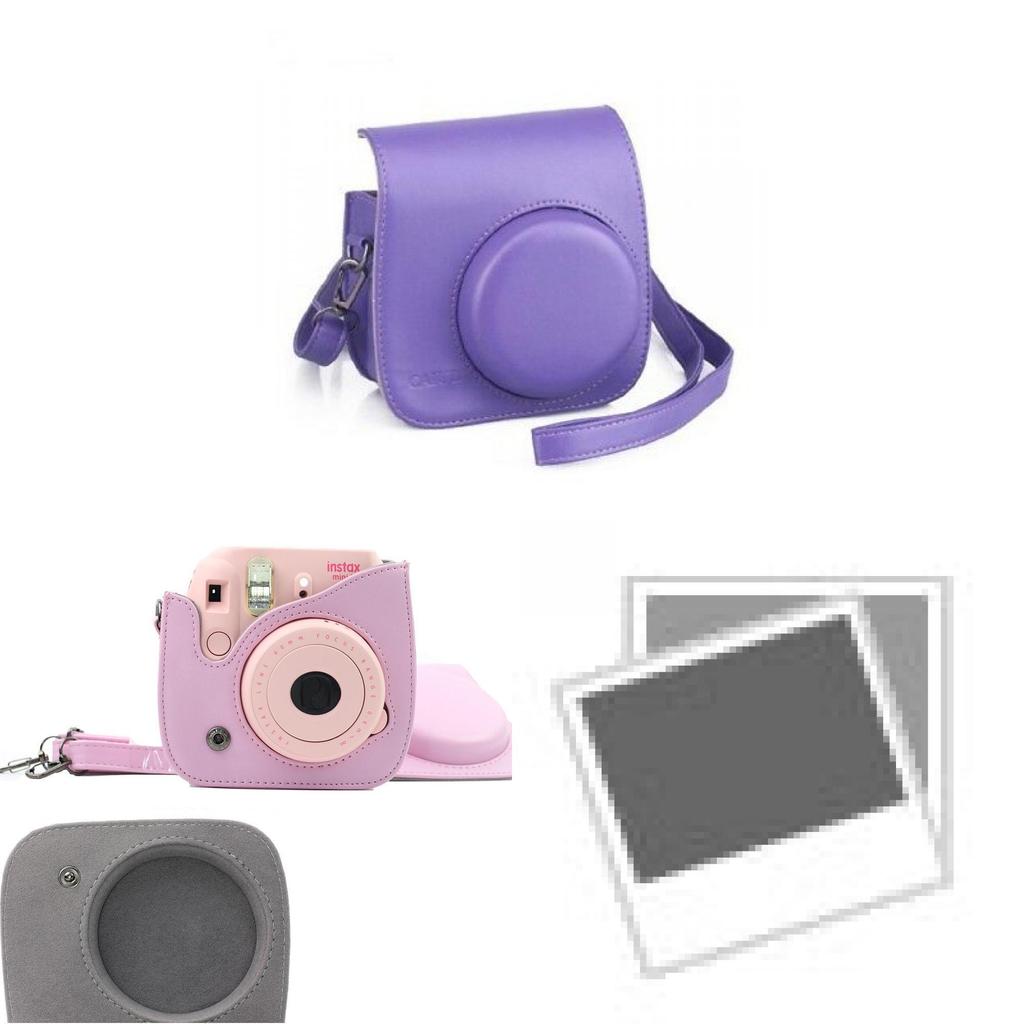Instax Fujifilm For Mini 8 9 Film Camera Carrying Bag Shoulder Pu Case Cover Hot