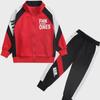 Jungen 2025 Dreiteiliges Frühlings-Sportbekleidungsset: Stilvoller mittlerer bis großer Kinderanzug für Frühling und Herbst.