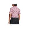 Under Armour Diamond Print All Over Short Sleeve Polo Shirt Men Polo Shirts Pink 1379734-697