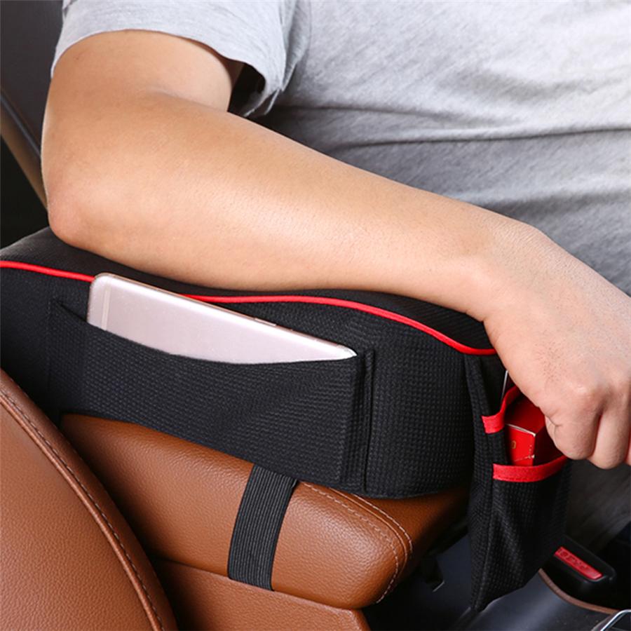 Car Cotton Memory Foam Armrest Pad Cover Center Console Box Protecter Dustproof