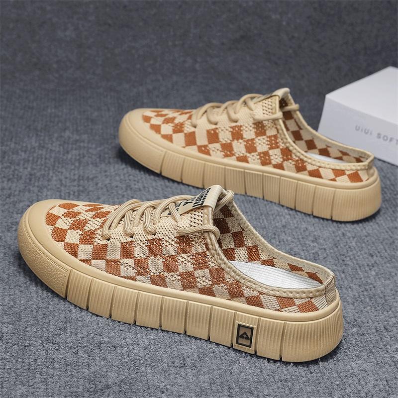 Slippers Casual Sneaker Loafers Fabric Wear-resistant Sports and Leisure Soft and Comfortable Round Toe Wear-resistant Low-top