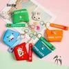 Cute Cartoon Silicone Coin Purse & Earphone Storage Keychain Pendant