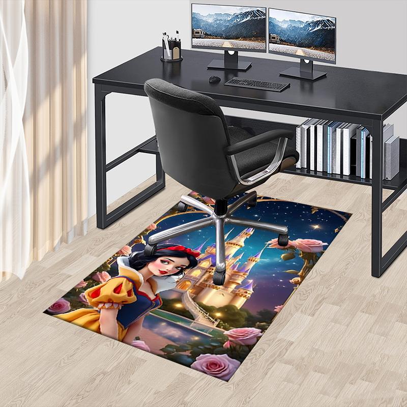 1pc castle roses Carpet Anti Slip Polyester Floor Mat for office.Bedroom