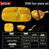 Melamine Tableware: 3, 4, and 6-Compartment Plates and Bowls for School Cafeterias