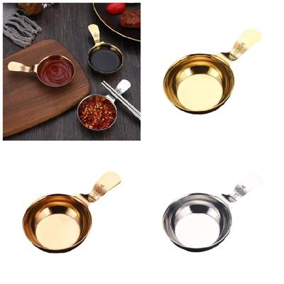 Stainless Steel Serving Dish Ingredient Dipping Bowls High Quality Seasoning Bowl For Safe And Convenient Food Serving