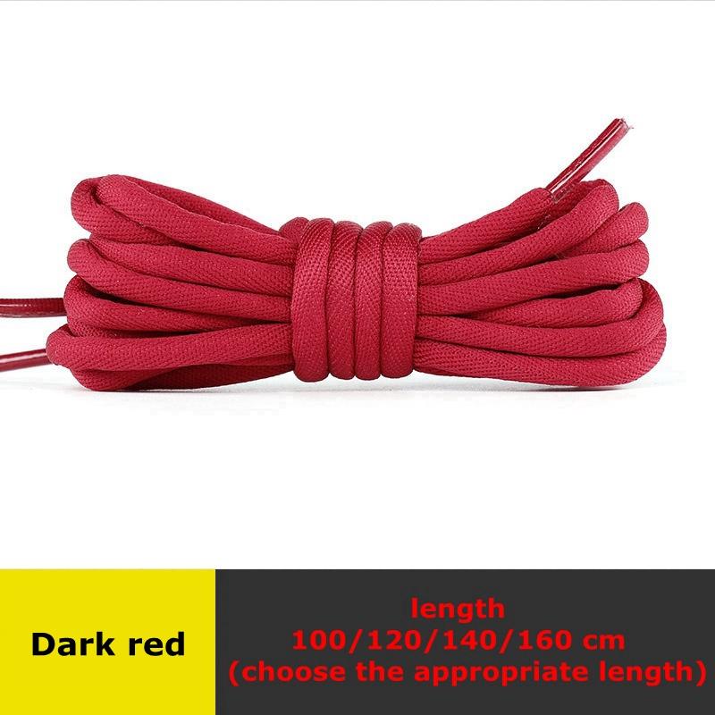 1 Pair Rainbow Shoe Laces for Sneakers Round Shoelaces Boots Shoelace Women Man Colorful Tennis Shoestrings Shoes Accessories