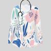 Women Plus Size Printed V Neck Long Sleeve Nurse Scrub Top With Front Pockets