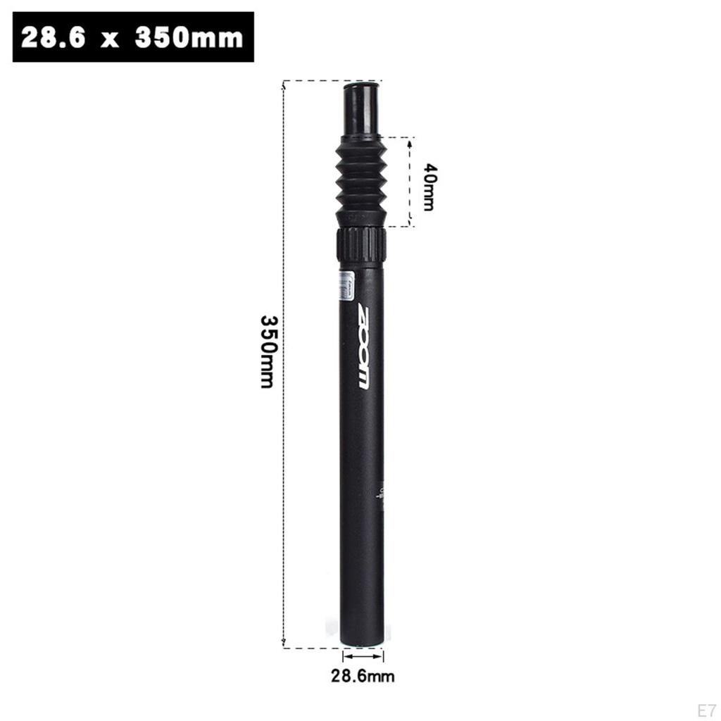 Seatpost 28..9 31.6 40mm Travel 350mm Length Damping Seat Tube Bike Part