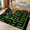 1pc Pacman Maze Adventure Carpet for Playroom Bedroom Living Room Sofa Home Decor,kids Game Area Rug Non-slip Floor Mat Y730144