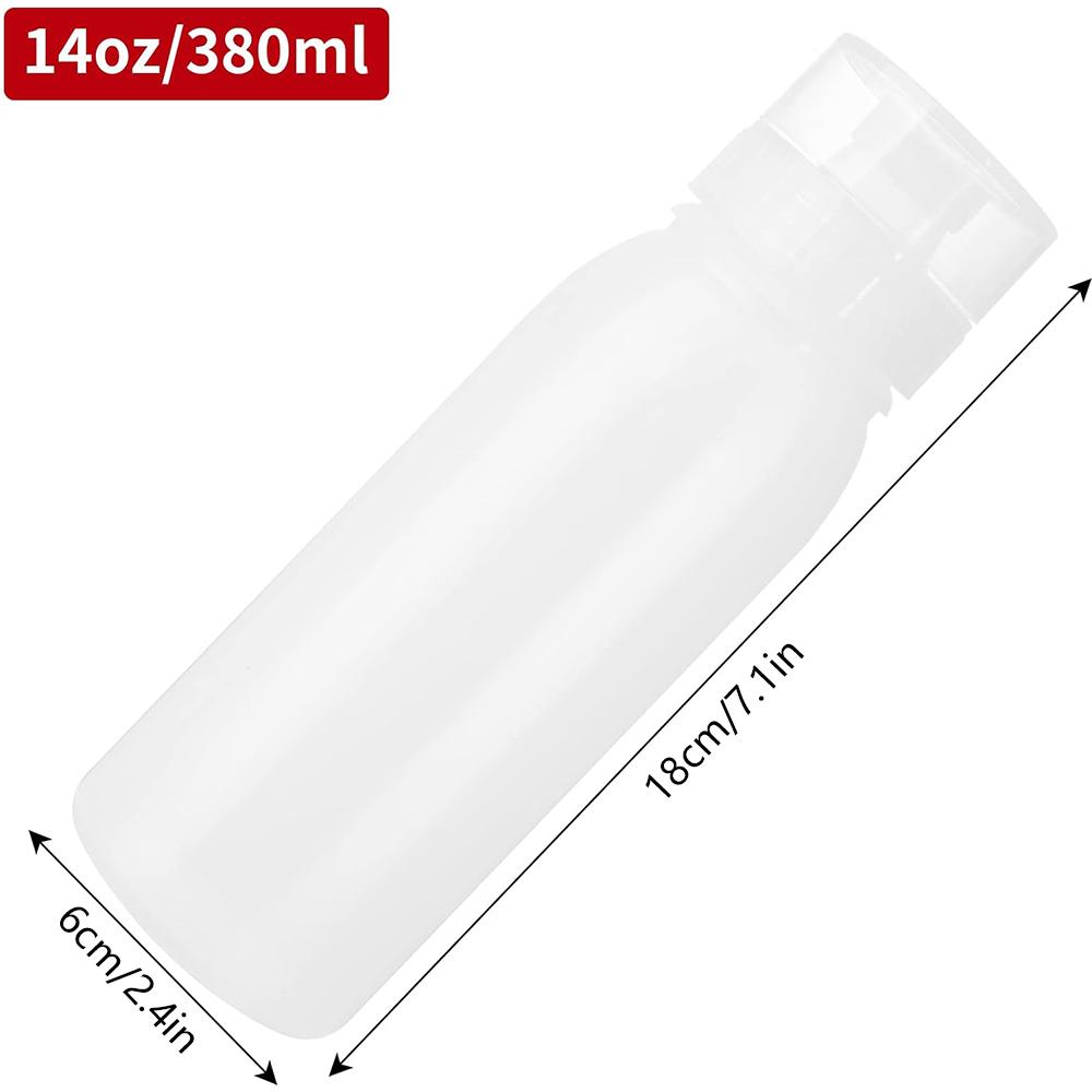 

New 3Pcs 380ML Porous Condiment Squeeze Bottles for Ketchup, Salad, BBQ Sauce, Oil