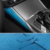 For BMW 2er Two-Door G42 3er I3 G20 G28 4er I4 G23 Center Console Side Trim Sticker Made of Alcantara Car Interior Accessories rlpf46