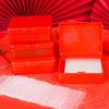 Double-Sided Tape, Transparent Adhesive for Couplets, Home Use Self-Adhesive Stickers for Fu Characters, Wedding Posters, 1 Box Contains 60 Pieces