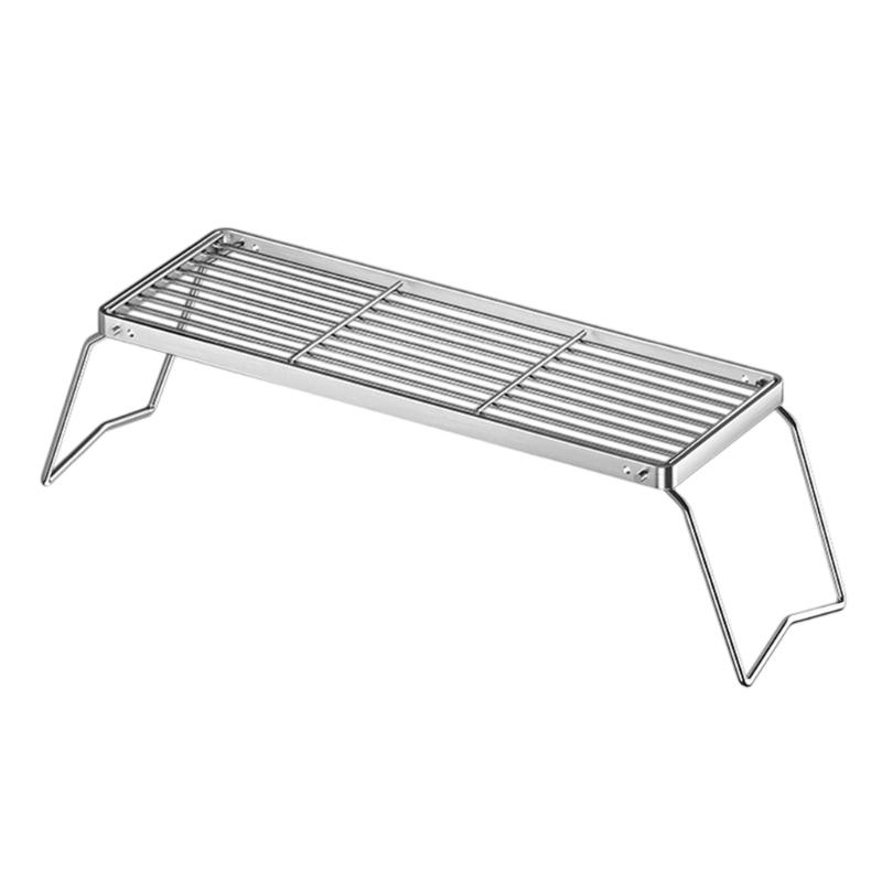 Corrosion Resistant Stainless Steel Portable Grills and Fire Pit Furnaces Bracket Grills for Enthusiasts and Hiking Use