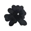 Black And White Two-Color Embroidery Nail Drill Multi-Layer Flower Clothing Wedding Dress Denim Jacket Decorative Accessories