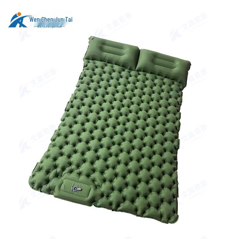 Portable Double Camping Air Mattress with Foot Pump