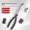 8 Inch 60 Degree Electrical Disconnect Pliers For Automotive Connectors Sensors Angled Wire Removal Tool