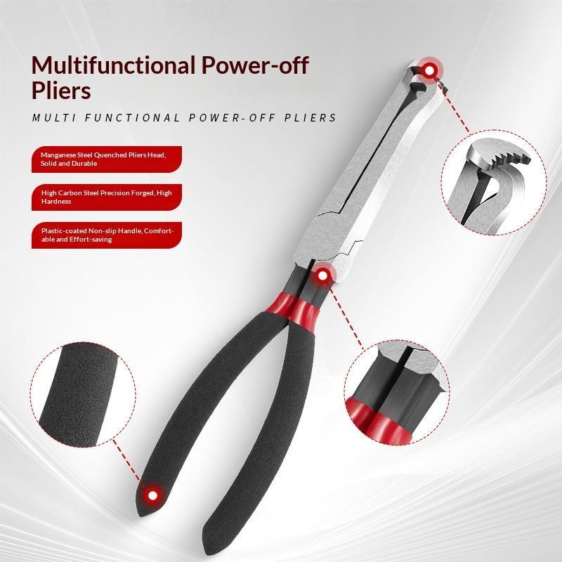 8 Inch 60 Degree Electrical Disconnect Pliers For Automotive Connectors Sensors Angled Wire Removal Tool