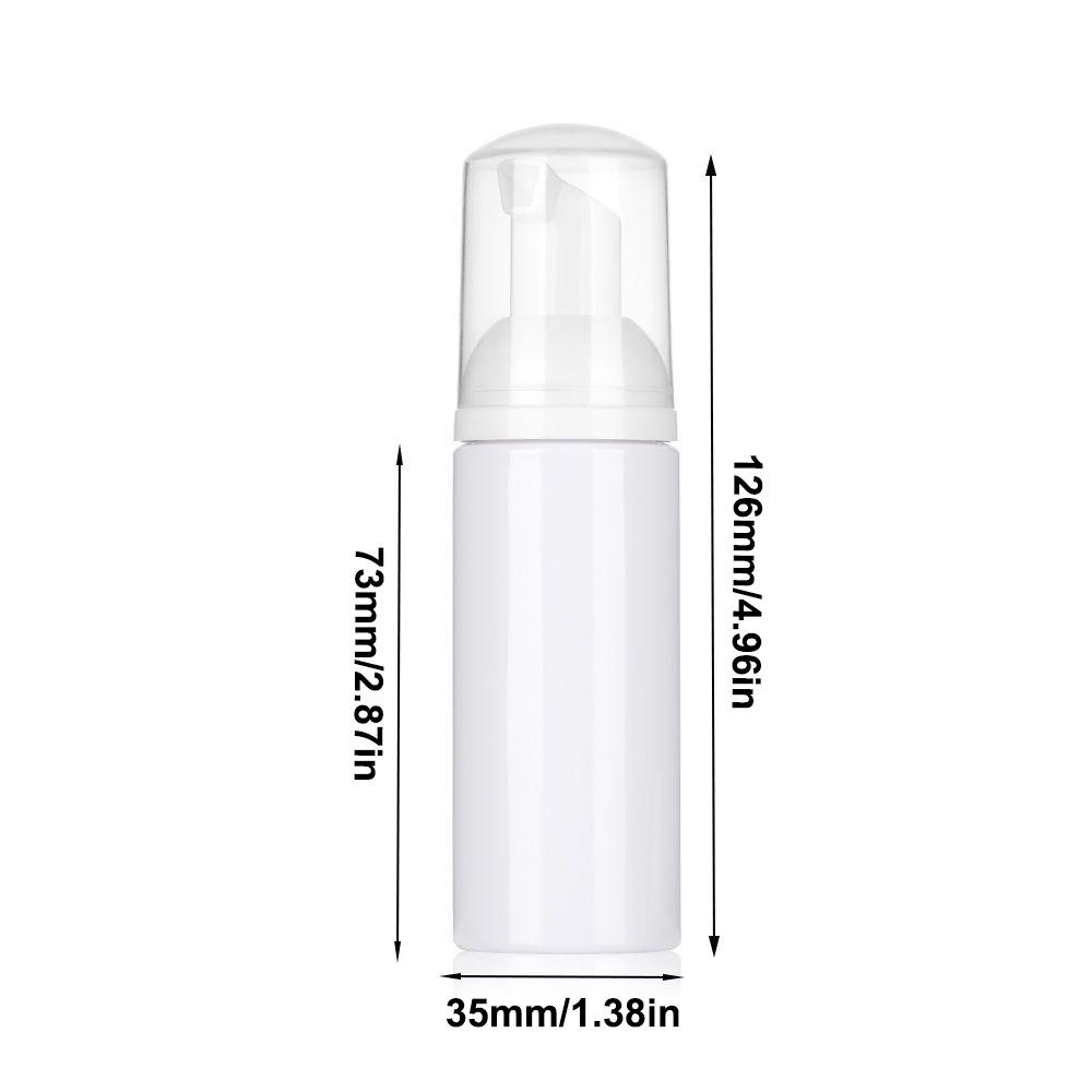 Portable 30/50ml Foam Pump Bottle Clear Plastic Empty Bottle Foaming Dispenser Cosmetics Packaging