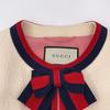 Gucci 488791 17 Year Ivory Short Sleeve Ribbon Jacket Jacket 38 IvoryUsed