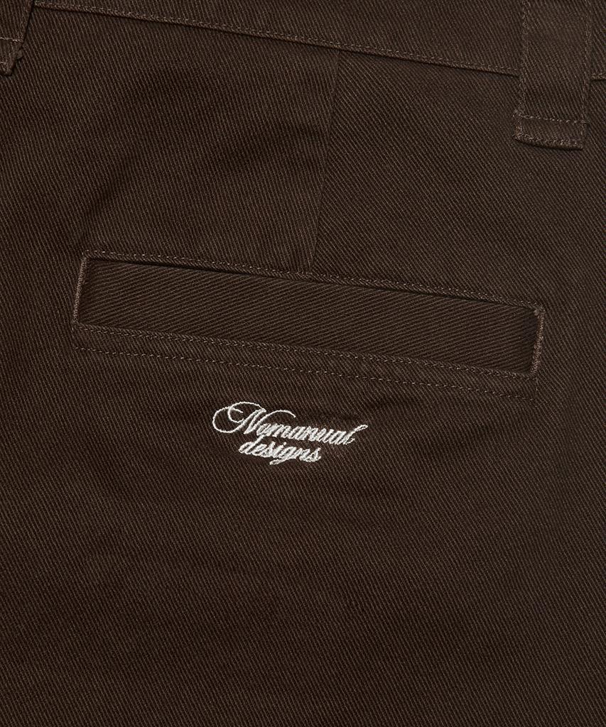 Nomaenyueol Heavy Cotton Work Pants - Dark Brown
