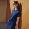 FILA Original Split Goddess Skirt III Fashion Simple Classic Retro Elegant Relaxed Casual Versatile Comfortable Short Sleeve Dress F51W629304FDB