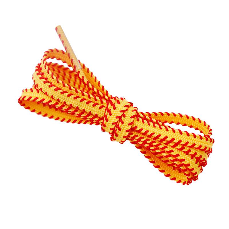 1Pair Double Color Flat Shoelaces 6mm Wide Sneakers Casual Shoe Laces Tennis Rope Shoelace Shoes Accessories 100/120/140/160CM